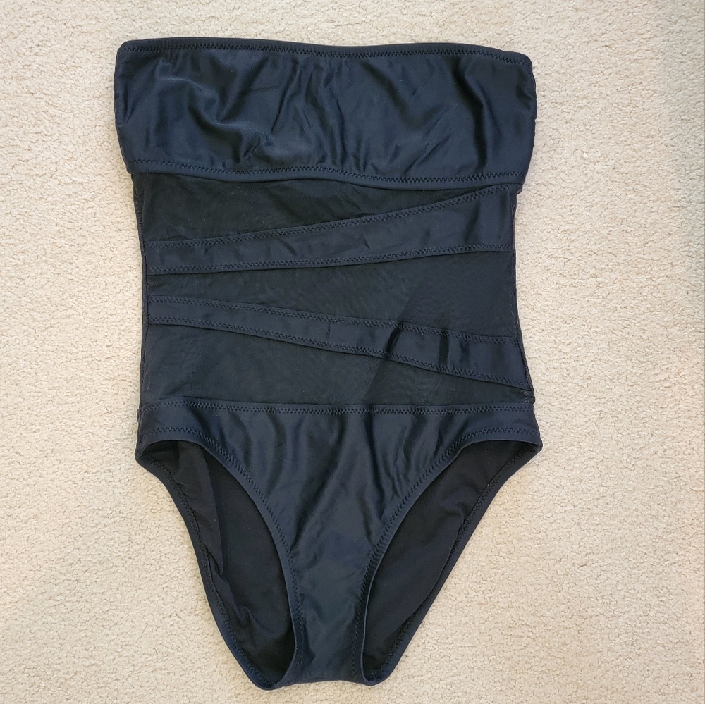 1pc mesh swimsuig